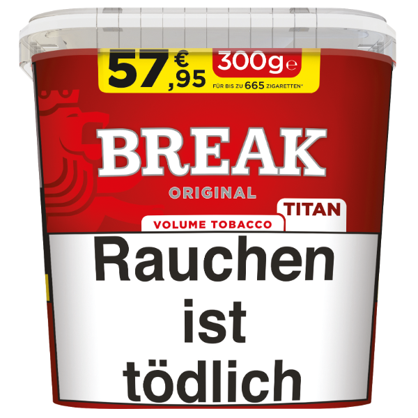 Break Original Bucket Titan 1 x 300g Tabak Break Original Bucket Titan 1 x 300g Tabak